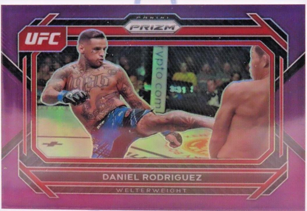 Daniel Rodriguez 2023 Panini Prizm UFC Base #60 Purple