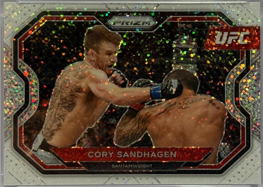 Cory Sandhagen 2021 Panini Prizm UFC Base #126 White Sparkle