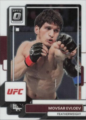 Movsar Evloev 2023 Panini Donruss Optic UFC Base #66 Green
