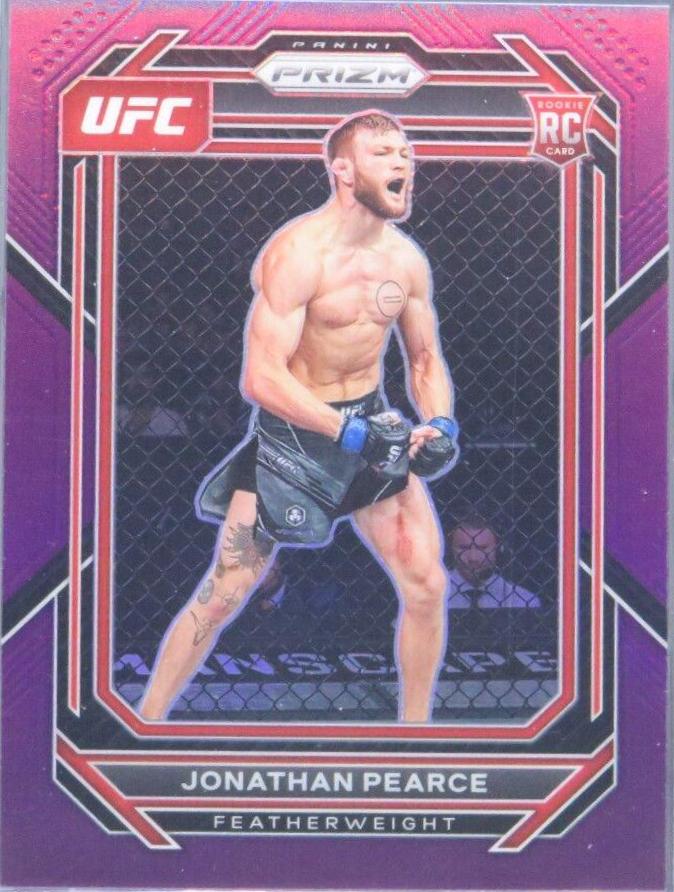 Jonathan Pearce 2023 Panini Prizm UFC Base #179 Purple