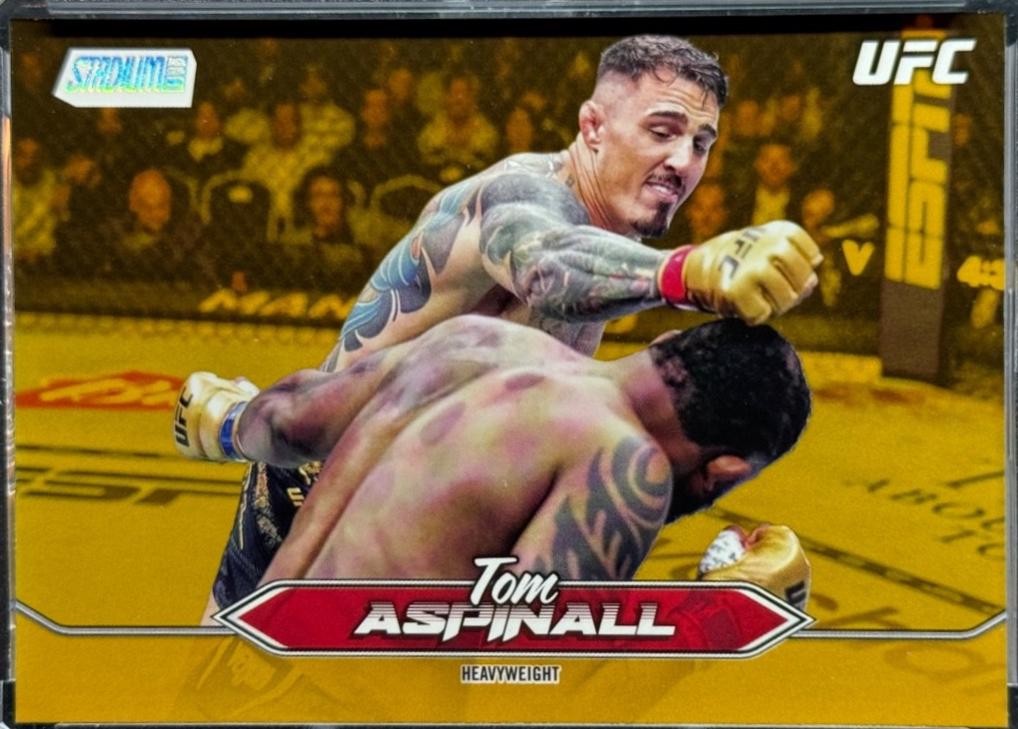 Tom Aspinall 2025 Topps Stadium Club UFC Base #8 Gold