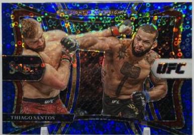 Thiago Santos 2021 Panini Select UFC Premier Level #106 Blue Disco