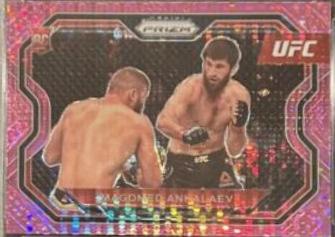 Magomed Ankalaev 2021 Panini Prizm UFC Base #123 Pink Pulsar