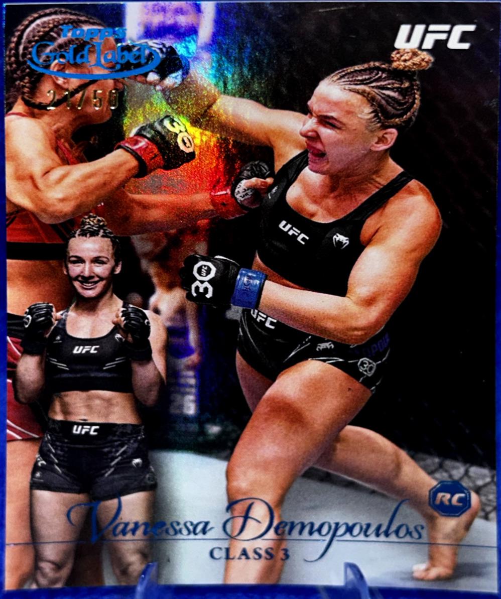 Vanessa Demopoulos 2024 Topps Gold Label UFC Base Class III #36 Blue