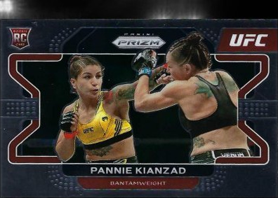Pannie Kianzad 2022 Panini Prizm UFC Base #58 Blue Shimmer