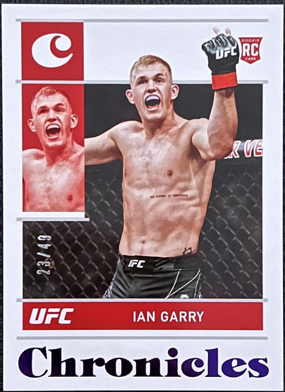 Ian Machado Garry 2022 Panini Chronicles UFC Base Chronicles #90 Purple