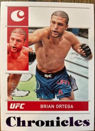 Brian Ortega 2022 Panini Chronicles UFC Base Flux #339 Purple