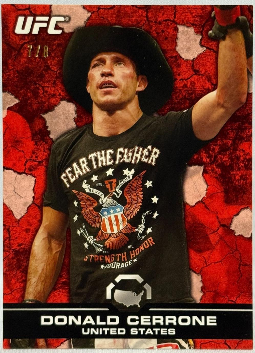 Donald Cerrone 2013 Topps UFC Bloodlines Base #75 Red