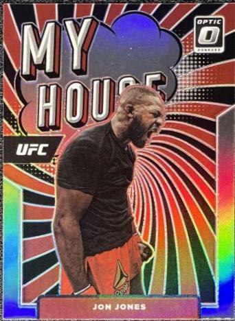 Jon Jones 2022 Panini Donruss Optic UFC My House #20 Holo