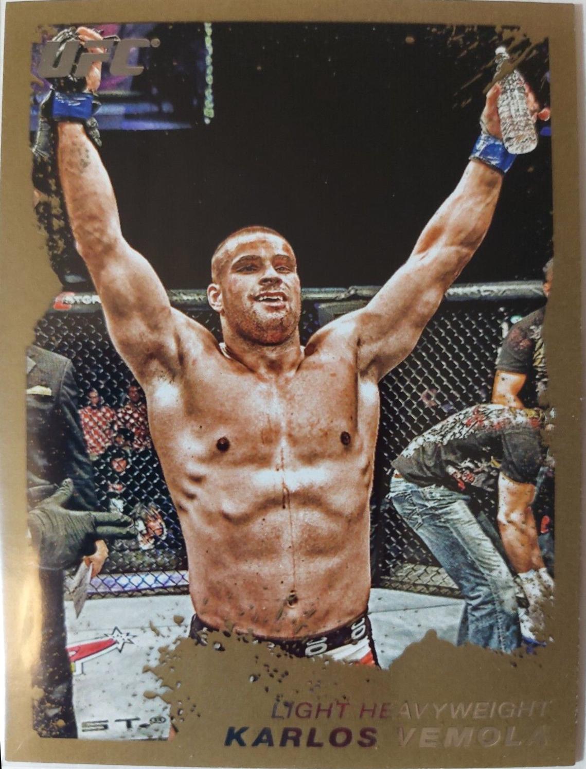 Karlos Vemola 2011 Topps UFC Moment of Truth Base #180 Gold