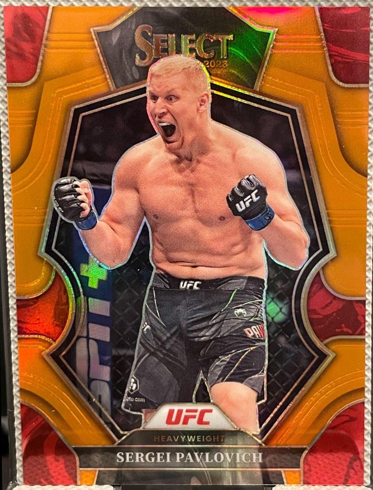 Sergei Pavlovich 2023 Panini Select UFC Premier Level #121 Orange