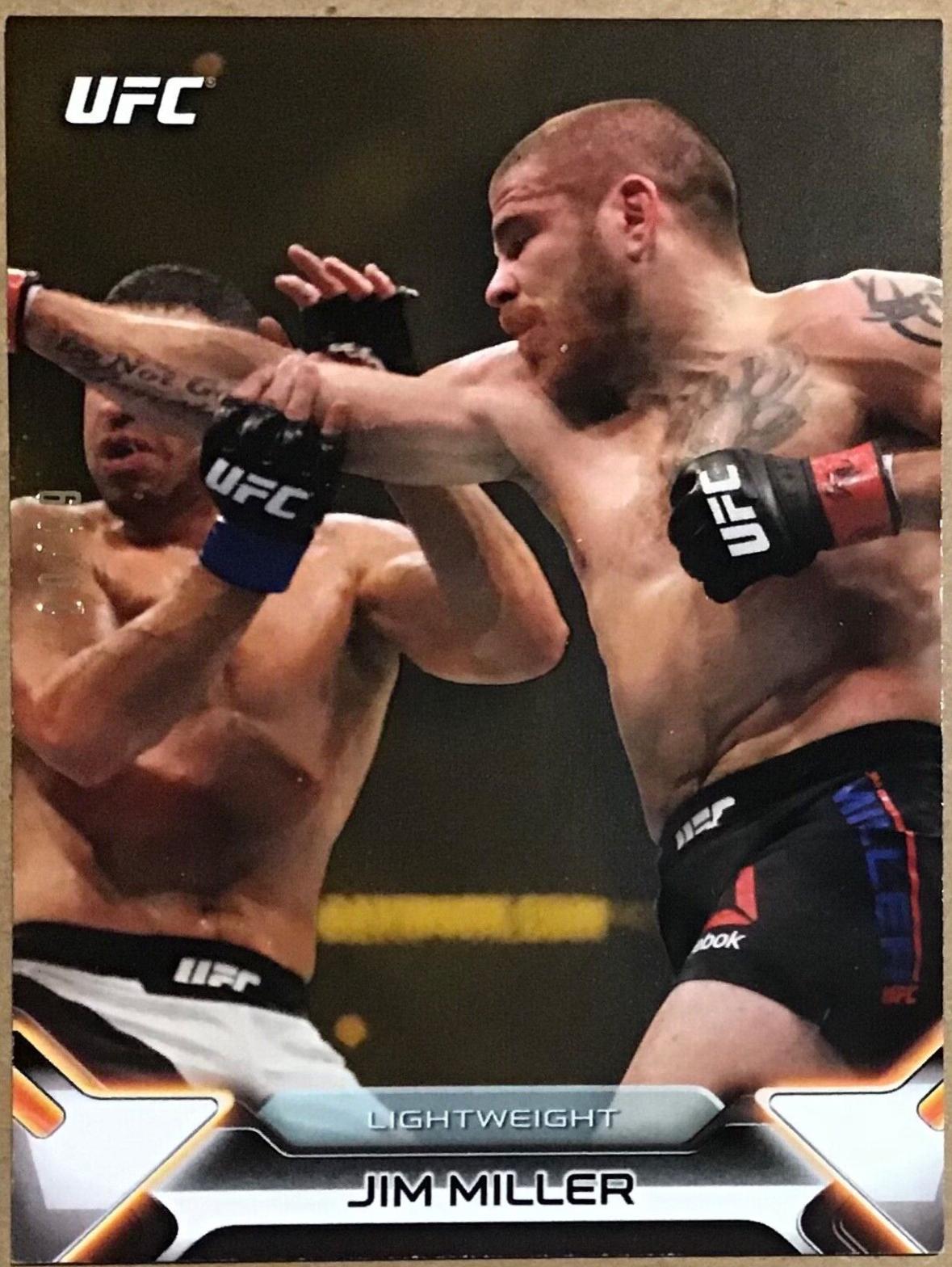 Jim Miller 2016 Topps UFC Knockout Base #58 Gold