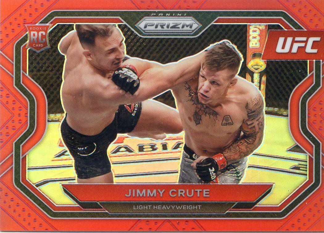 Jimmy Crute 2021 Panini Prizm UFC Base #170 Red