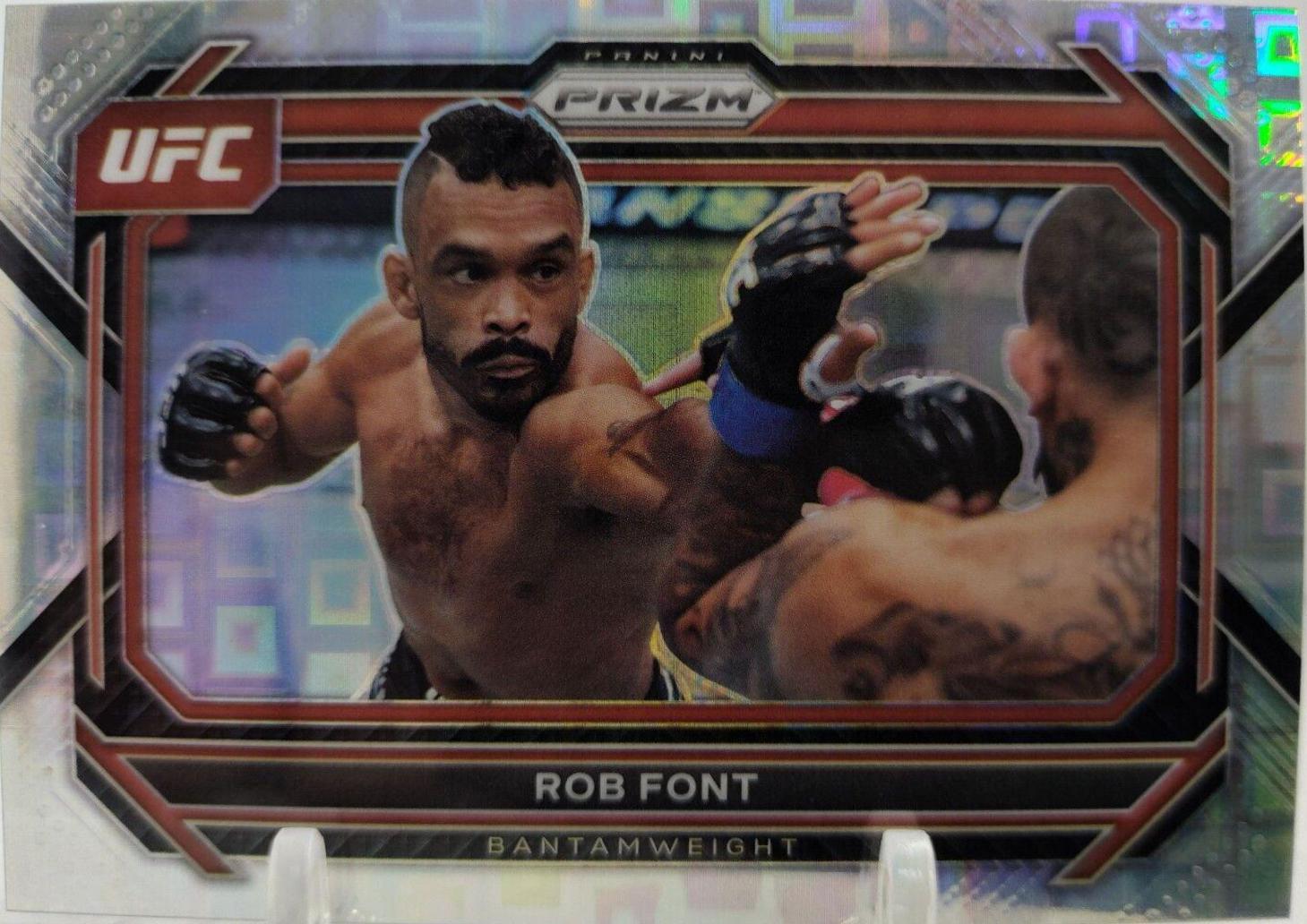 Rob Font 2023 Panini Prizm UFC Base #21 Silver