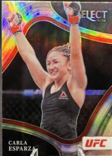 Carla Esparza 2022 Panini Select UFC Octagonside #223 Black Flash