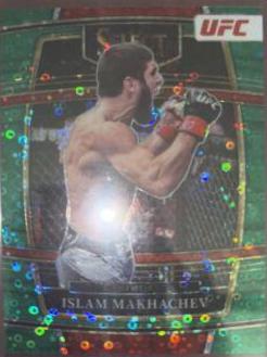 Islam Makhachev 2022 Panini Select UFC Concourse #29 Green Disco