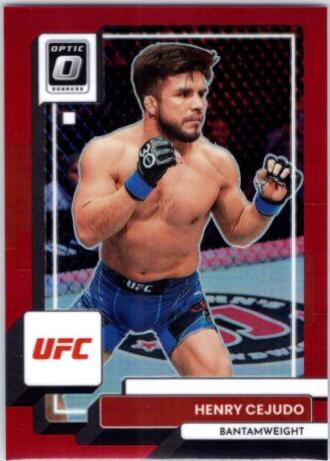 Henry Cejudo 2023 Panini Donruss Optic UFC Base #9 Red