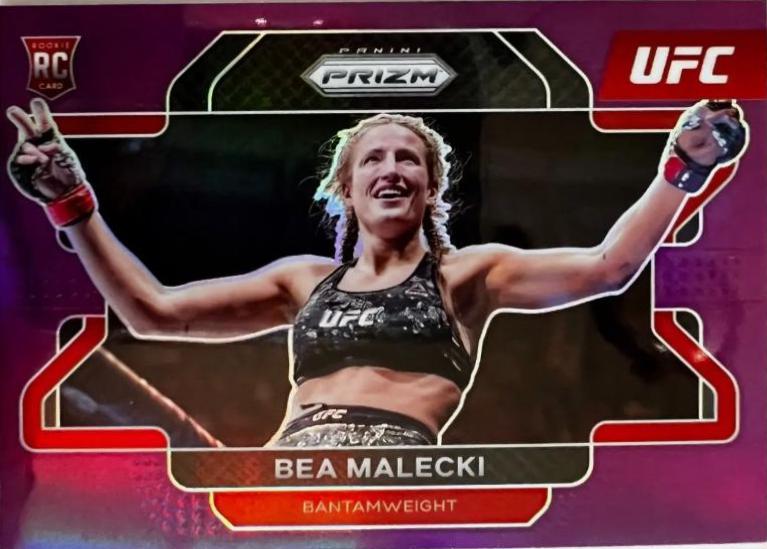 Bea Malecki 2022 Panini Prizm UFC Base #17 Purple