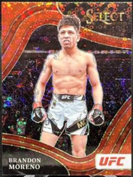 Brandon Moreno 2022 Panini Select UFC Octagonside #299 Red Disco