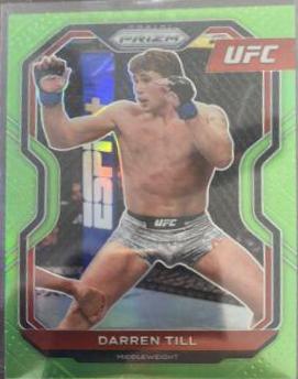 Darren Till 2021 Panini Prizm UFC Base #80 Neon Green