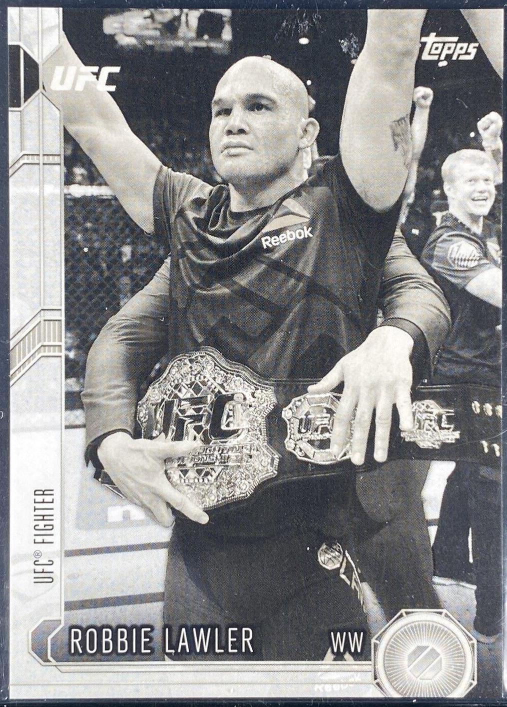 Robbie Lawler 2015 Topps UFC Chronicles Base #12 Black and White