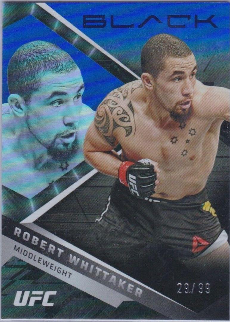 Robert Whittaker 2022 Panini Chronicles UFC Base Phoenix #322 Blue
