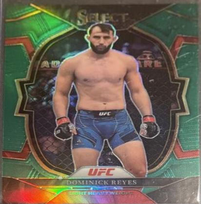 Dominick Reyes 2023 Panini Select UFC Concourse #82 Green