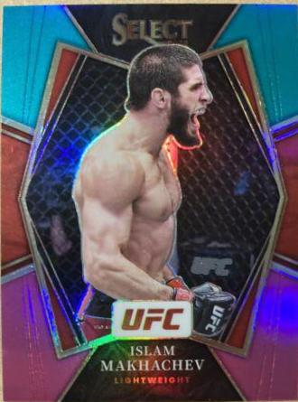 Islam Makhachev 2022 Panini Select UFC Premier Level #125 Teal and Pink