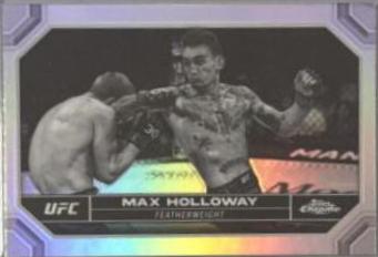 Max Holloway 2024 Topps Chrome UFC Base #131 Negative Refractor
