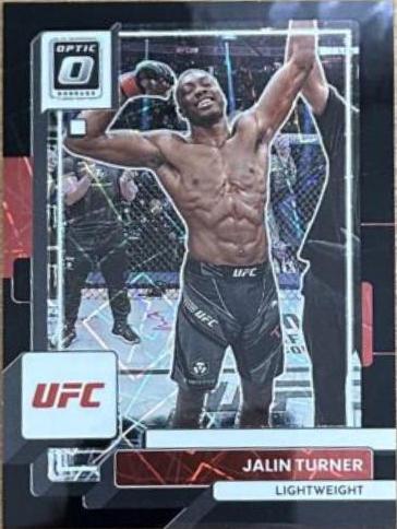 Jalin Turner 2023 Panini Donruss Optic UFC Base #54 Black Velocity