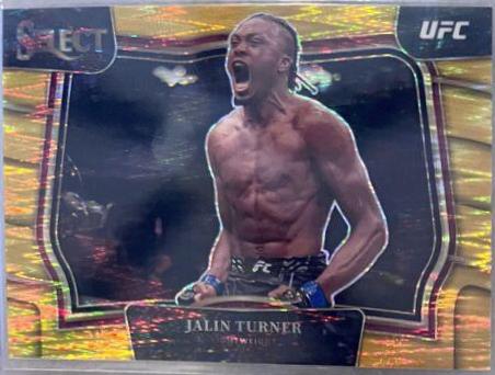 Jalin Turner 2023 Panini Select UFC Octagonside #249 Gold Flash