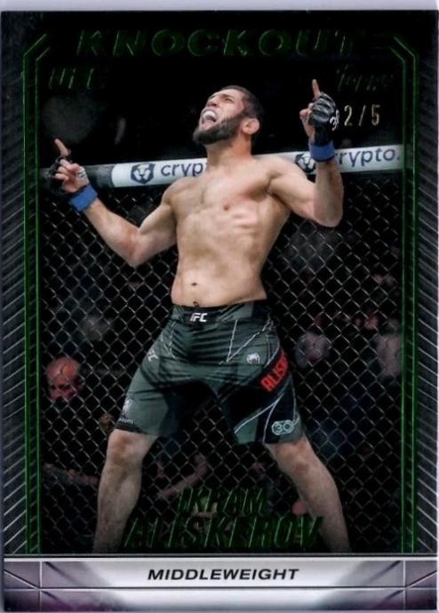 Ikram Aliskerov 2024 Topps Knockout UFC Base #20 Emerald