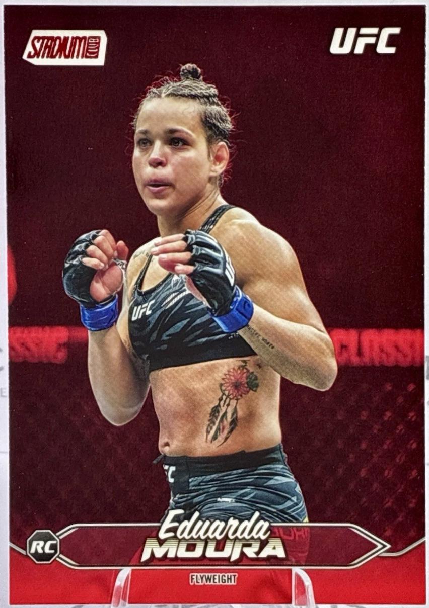 Eduarda Moura 2025 Topps Stadium Club UFC Base #49 Red