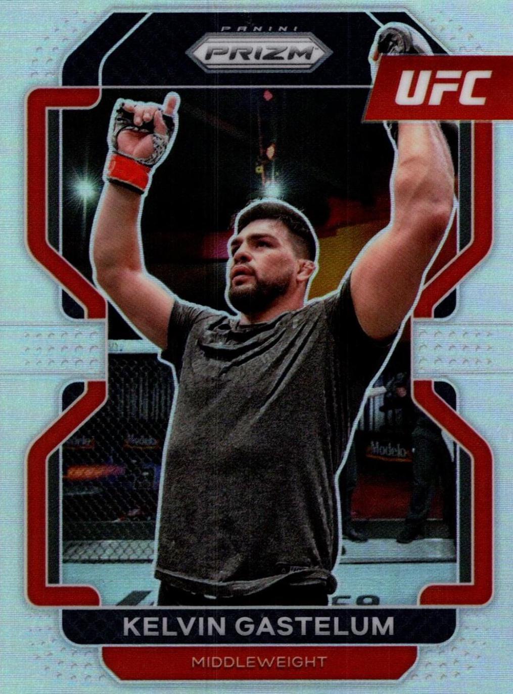 Kelvin Gastelum 2022 Panini Prizm UFC Base #176 Silver