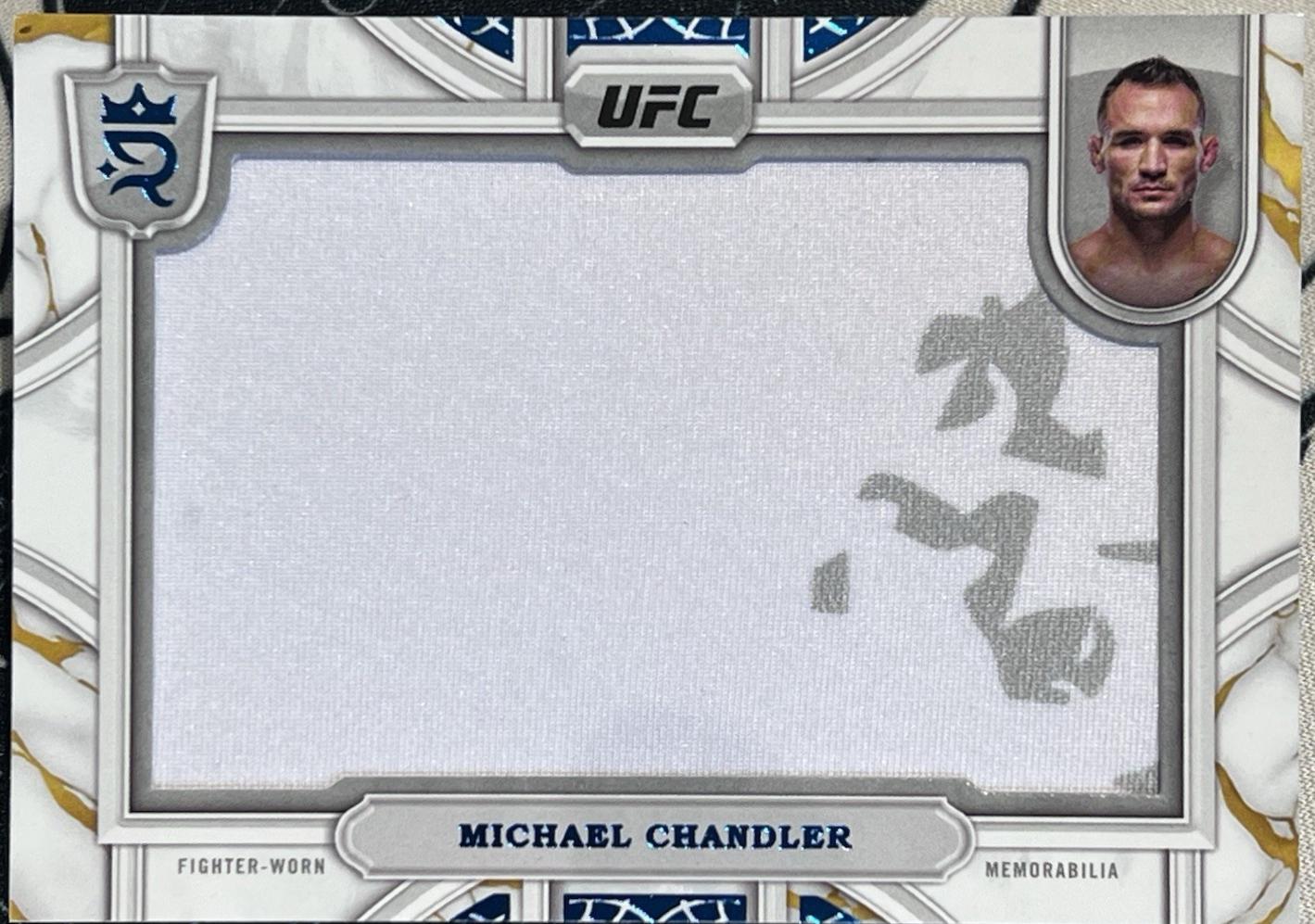 Michael Chandler 2024 Topps Royalty UFC Relic Jewels #RCJ-26 Blue
