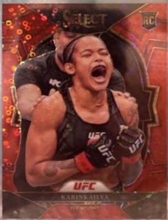 Karine Silva 2023 Panini Select UFC Concourse #67 Red Disco