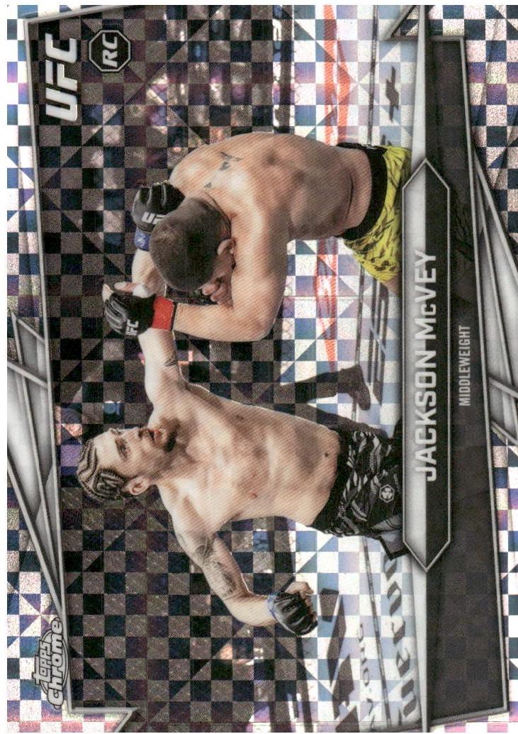 Jackson McVey 2026 Topps Chrome UFC Base #133 X-fractor
