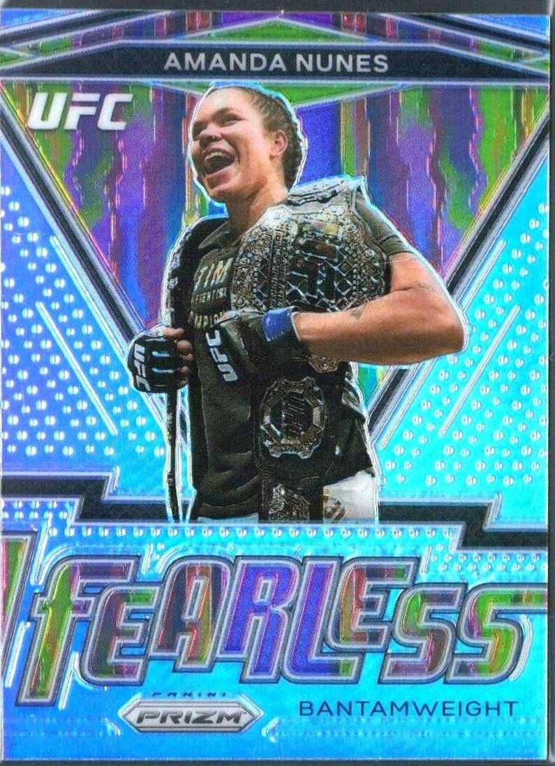 Amanda Nunes 2021 Panini Prizm UFC Fearless #16 Silver