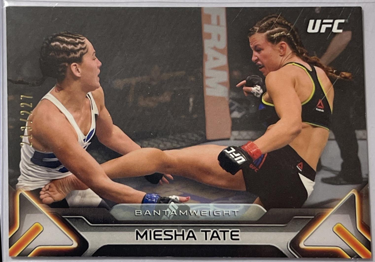 Miesha Tate 2016 Topps UFC Knockout Base #81 Silver