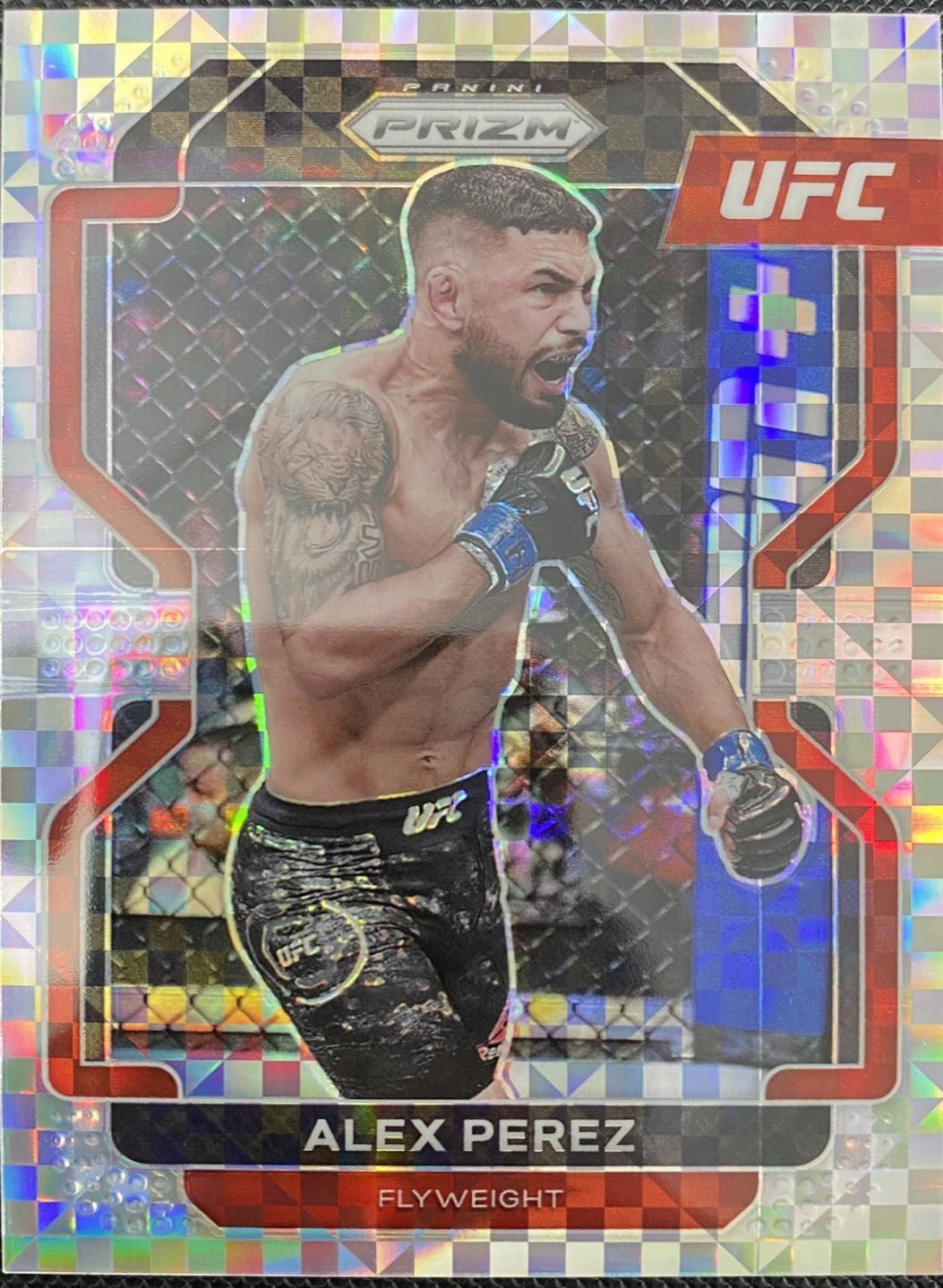 Alex Perez 2022 Panini Prizm UFC Base #127 Octagon