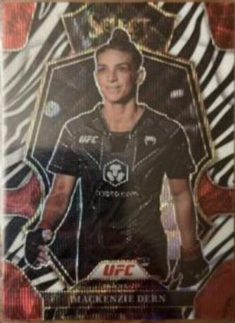 Mackenzie Dern 2023 Panini Select UFC Premier Level #146 Zebra
