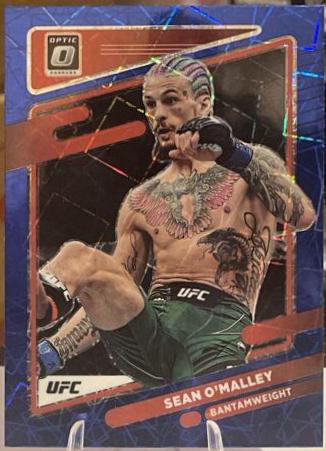 Sean O'Malley 2022 Panini Donruss Optic UFC Base #9 Blue Velocity