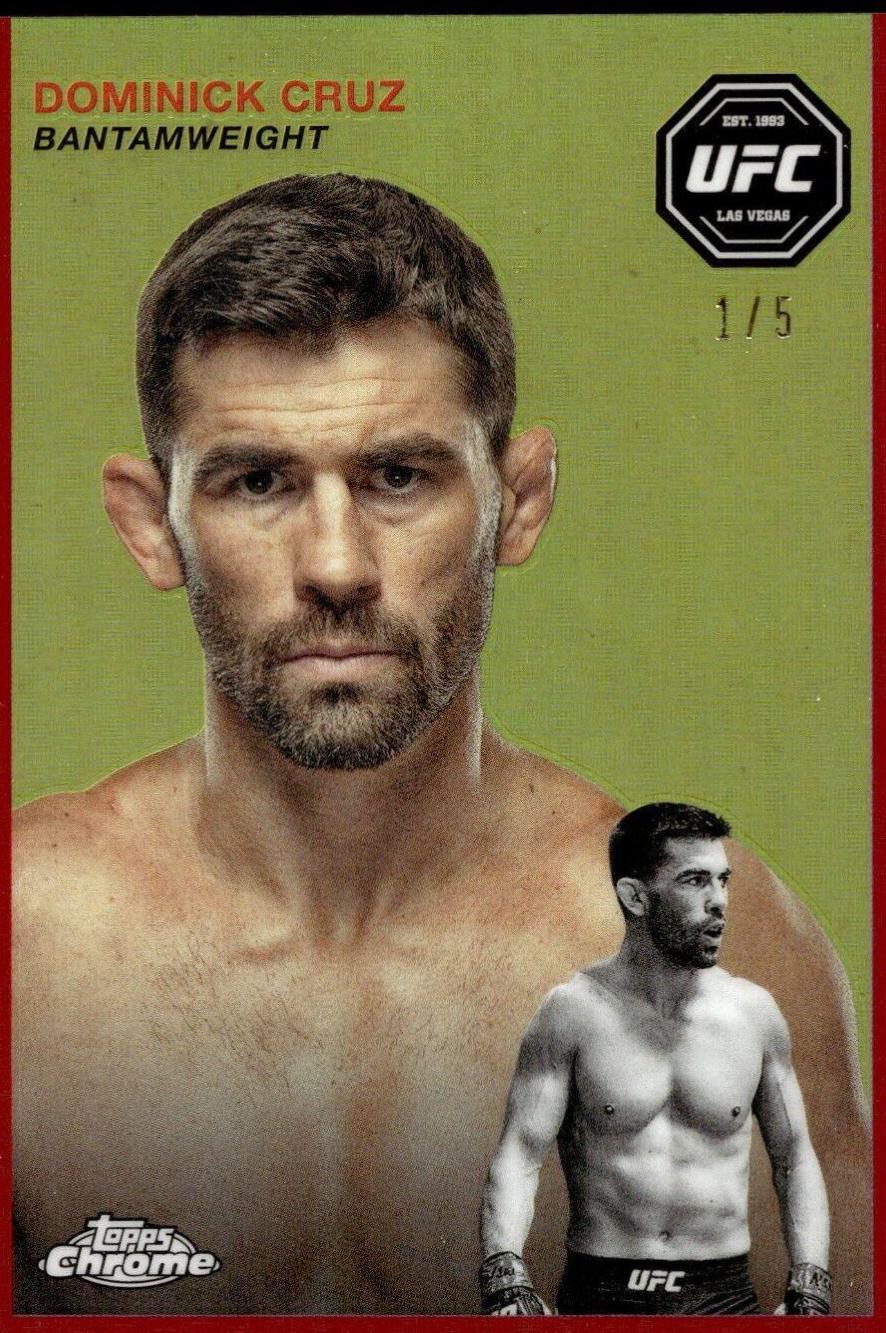 Dominick Cruz 2024 Topps Chrome UFC Base #60 Red Refractor