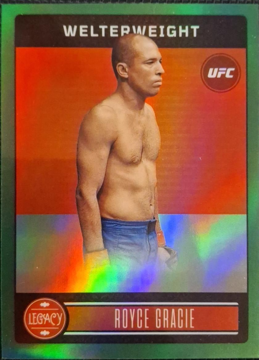 Royce Gracie 2023 Panini Chronicles UFC Base Legacy Premium Edition #341 Green