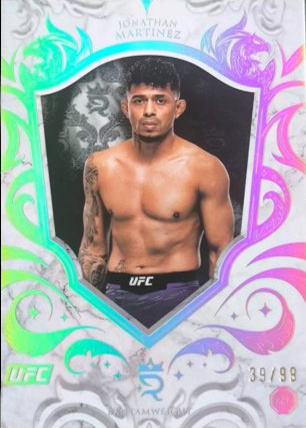 Jonathan Martinez 2025 Topps Royalty UFC Base #5 Platinum