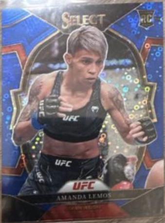 Amanda Lemos 2023 Panini Select UFC Concourse #68 Blue Disco