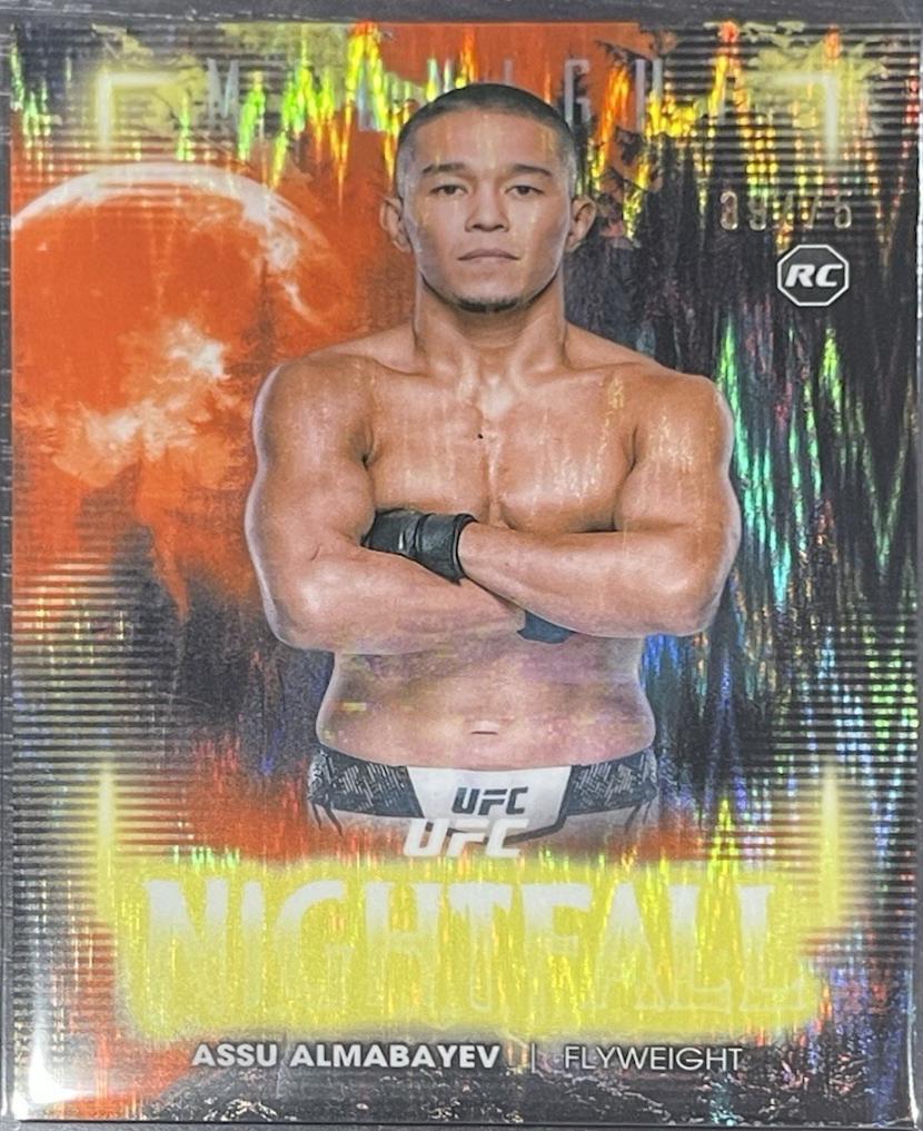Assu Almabayev 2025 Topps Midnight UFC Nightfall #NF-12 Dusk