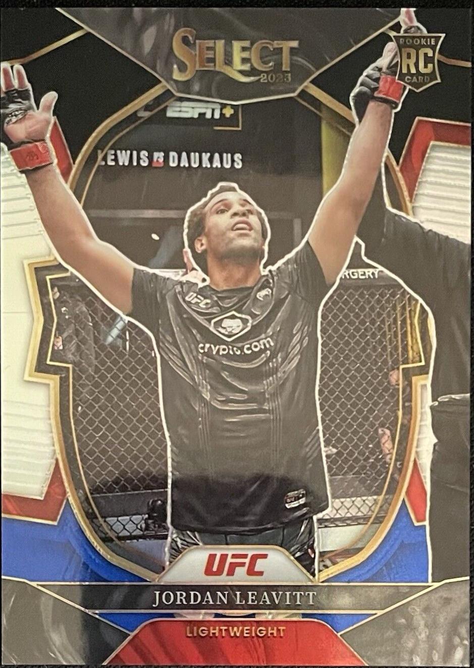 Jordan Leavitt 2023 Panini Select UFC Concourse #7 Black Blue