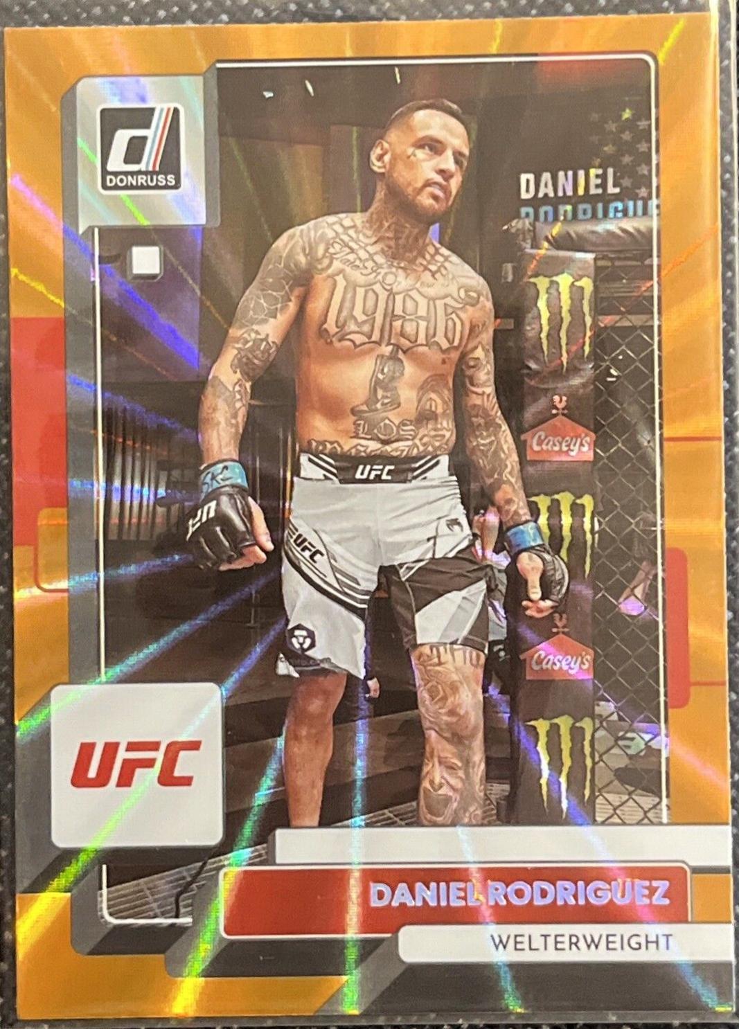 Daniel Rodriguez 2023 Panini Donruss UFC Base #90 Orange Laser
