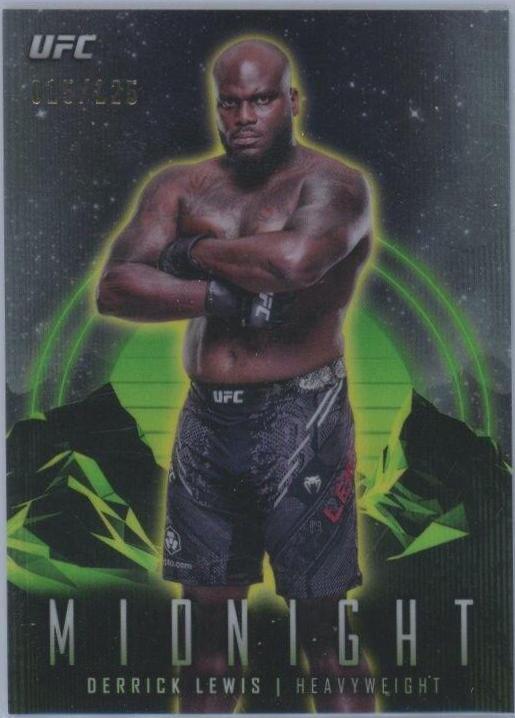 Derrick Lewis 2024 Topps Midnight UFC Base #21 Morning